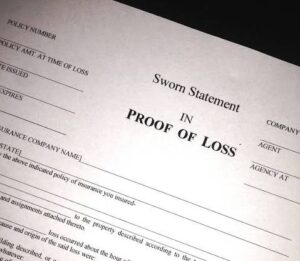 Proof of Loss Documentation Checklist